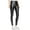 Black, variant on Lysse Womens Faux Leather Lined Leggings Black XS