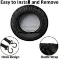 thumbnail image 3 of 4 piezas Fundas para neumáticos de 27 a 29 pulgadas Fundas universales impermeables para neumáticos de coche Fundas para neumáticos de repuesto Funda protectora contra el polvo, 3 of 5