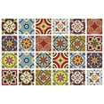 thumbnail image 6 of Mi Alma Peel & Stick Tiles - Multicolor Floral Vinyl Backsplash 12x12, 6 of 11
