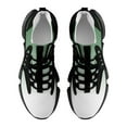 thumbnail image 5 of Aesthetic Leaf Green And White Gradient Walking Shoes for Men Woman Lightweight Tennis Fashion Elastic Sports Shoes Cushion Basketball Shoes, 5 of 7