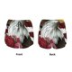 thumbnail image 3 of Balery Eagle With Hat And Roses Pantalones cortos deportivos para mujer con forro y dos bolsillos, elásticos, para entrenamiento, gimnasio, yoga-X-Large, 3 of 7