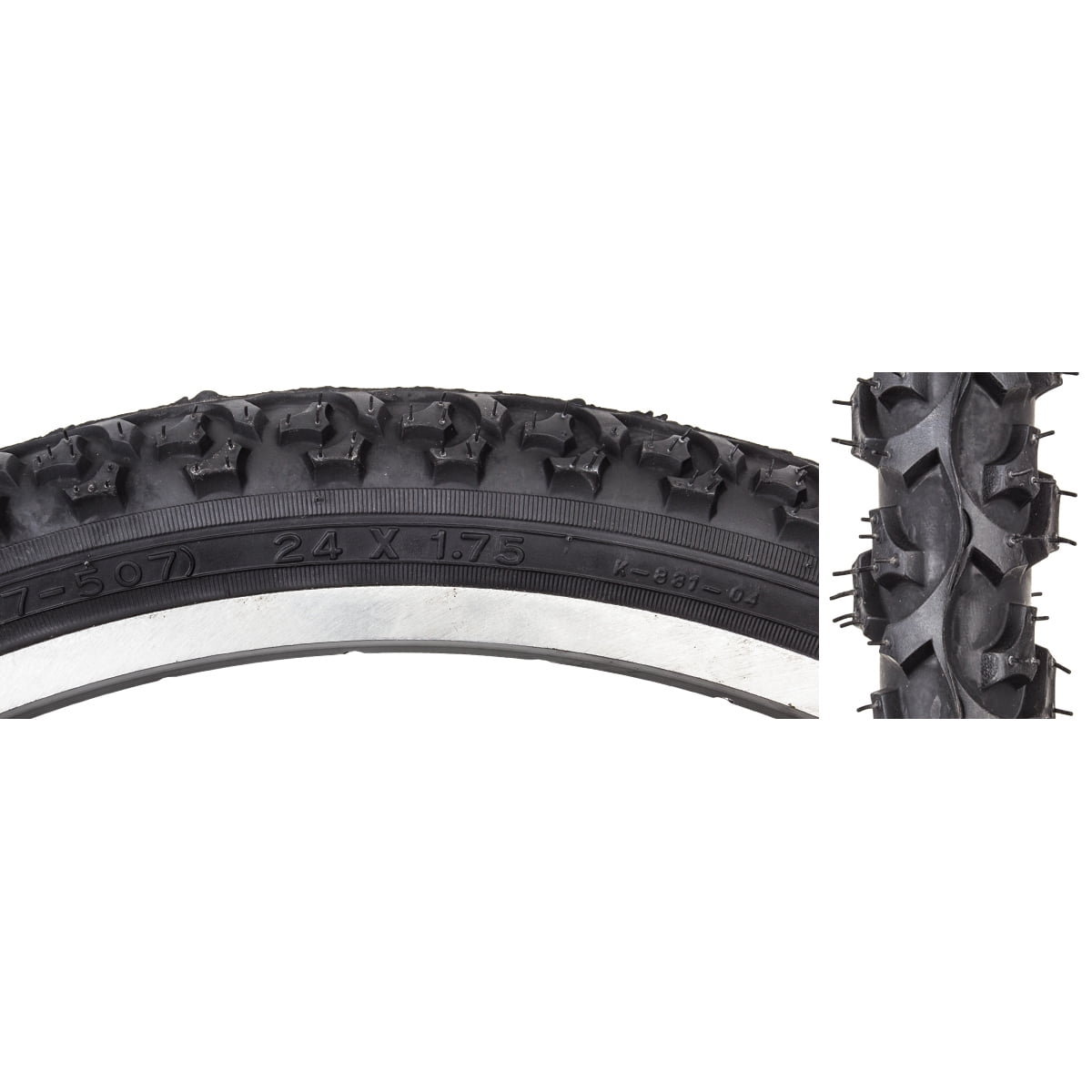 SUNLITE MTB Alpha Bite TIRE SUNLT 24x1.75 BK/BK ALPHABITE K831 WIRE