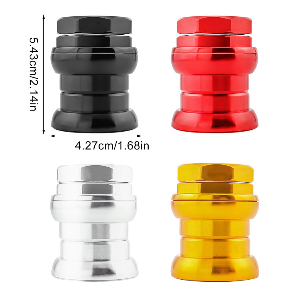 Fashionhome 34mm Bike Headset Aluminum Alloy Parts Headsets Heavy Duty Bearings Bowl Group Professional Maintenance Replacement For Brompton Red Other