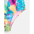 thumbnail image 3 of Wonder Nation Girls Zip Rash Guard Swimsuit with Short Sleeves, Sizes 4-16, 3 of 3