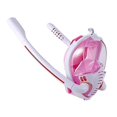 thumbnail image 1 of CHAO Máscara de buceo y natación antivaho de silicona totalmente seca para niños y adultos, color rosa, 1 of 1