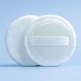 thumbnail image 3 of Velvet Powder Puff Round Soft Makeup Applicator for Loose Powder, Foundation, Blush, Smooth Flawless Finish, 2-Pack, 3 of 8