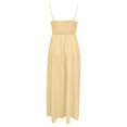 thumbnail image 5 of Wdgfv Women's Summer Smocked Maxi Dress Spaghetti Strap Flowy Swing A-Line Casual Beach Long Dress, 5 of 5