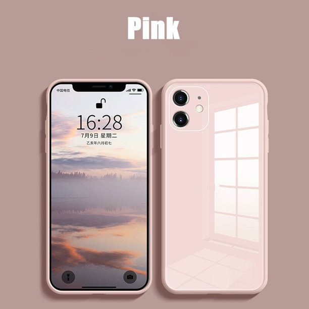 Funda de teléfono de vidrio templado líquido para iPhone 14 13 11 12 Pro Max funda antigolpes de piel de bebé para iPhone X XS MAX XR 7 8 Tan Jianjun unisex