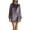 Purple, variant on Women’s Turtleneck Puff Long Sleeve Velvet Mini Dress Loose Fit Casual Party, Evening, Cocktail & Daily Wear