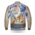 thumbnail image 2 of Maine Coon Proud Dad Happy Father's Day All Over Print 3D Baseball Jacket Cat Lover Kitten Owner Gifts Bomber Jacket Softball - 02008, 2 of 6