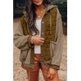 thumbnail image 1 of Je Suis un Veste à Capuche Ample Matelassée Texturée Vert JUNKY de Mode (JungleGreen, L, 95 % Polyester + 5 % Élasthanne), 1 of 8