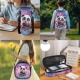 thumbnail image 3 of Yspwyqan Cute Panda Backpack Set for Middle School, Galaxy Rose Girls Backpack Lunchbox Set 4Pcs, 17 Inch Large Capacity Adjustable Straps Bookbag for Hiking Back to School, 3 of 7