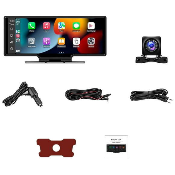 WEIXF Driveplay Pro 2.0 Driveplay Wireless Car Entertainment System Drive Play For Cars Smart Car Multimedia Player 7 Inch Portable Car Display With Camera Window Projector Christmas Lights Gaming