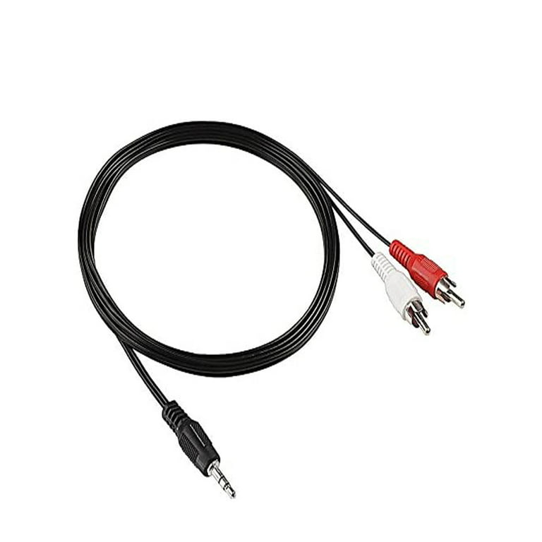 Câble Y Mini Jack Mâle Stéréo - RCA Mâle 6m Easy : Câbles En Y Plugger 