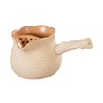 thumbnail image 4 of Tetera de cerámica para hervir agua caliente, duradera con mango antiescaldaduras, Infusor de té para amantes del té, regalo para Picnic en el hogar , 650ml Macarena Tetera, 4 of 8