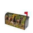 thumbnail image 3 of PHELIKA Horses Run Gallop Magnetic Mailbox Covers Standard Size 21"H x 18"W, 3 of 8