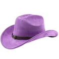 thumbnail image 3 of TIANZEN Western Cowboy Hat With Curved Brim For And Outdoor Adventure Travel Riding Cowboy Hat Men Western, 3 of 3