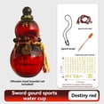 thumbnail image 5 of 2024 Gourd Water Bottle, 28 Oz Tritan, Leak Proof, with Strap, Waist Rope, Brush, Charm, DIY Sticker, 5 of 5