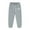 Grey, variant on SonxaHe Big Girls Pants Letter Print Elastic High Waist Cargo Pants Child Athletic Comfy Fall Sweatpants Gray,Sized 10-11