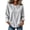 Gray, variant on Maplenight Womens Crew Neck Sweatshirt Raglan Long Sleeve Casaul Loose Fit Fall Sweatshirts