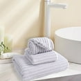 FAMTKT Coral Velvet Towel Bath Towels Shower Cap Three Piece Set