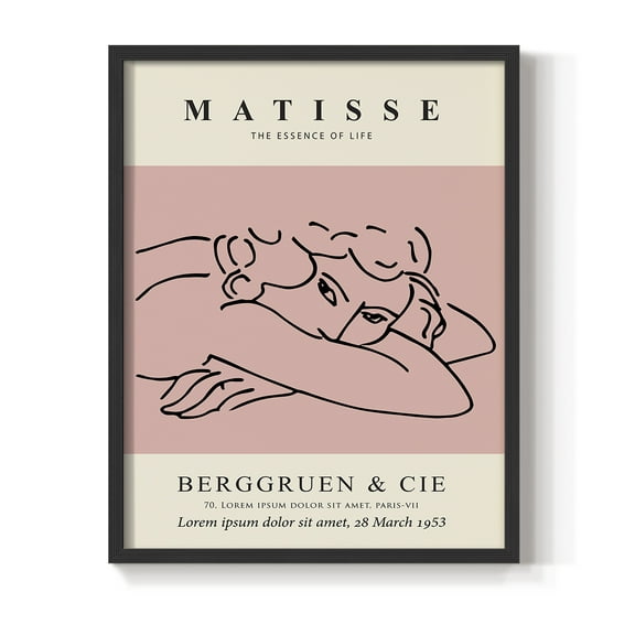 Matisse LI Framed Print - Solid Wood