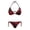 Bat Print, variant on Black and Red Graffiti Design Polyester Spandex Swimwear Elastic String Adjustable Plus Size Professional Sutures