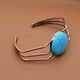 thumbnail image 3 of Del Brazalete De La Turquesa Cabochon Para El De Adorno Caser Cobre, 3 of 9