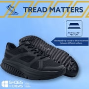 Shoes For Crews Energy II, Womens Slip Resistant Work Shoes, Water Resistant, Black