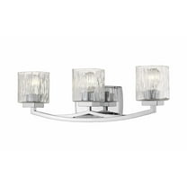 3 Light Bath Vanity In Metropolitan Style 24 Inches Wide By 7.75 Inches High-Chrome Finish Z-Lite 1929-3V-Ch
