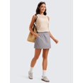 thumbnail image 3 of Falda CRZ YOGA Dark Chrome de Cintura Alta con Elasticidad en 4 Direcciones XL, 3 of 5