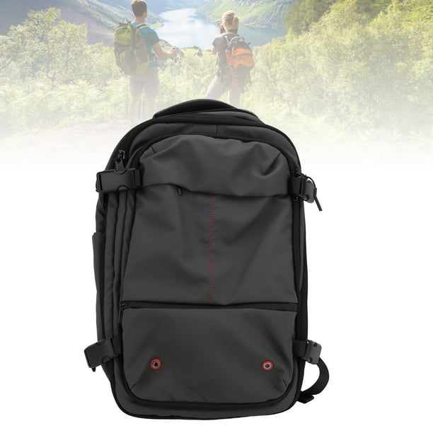 Mochila De Vacío Expandible De Gran Capacidad Con Bomba De Vacío, Correas De Fijación Para Maleta Con Ruedas, Bolsillo Oculto Con Cremallera, Adecuada Para Viajes Universitarios