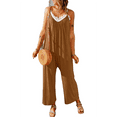 thumbnail image 2 of Womens Casual Jumpsuits Orange XL, 2 of 7