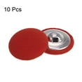 thumbnail image 3 of Unique Bargains 10pcs 48L Fabric Cloth Covered Button 30mm Round Metal Shank Sewing Buttons for Suits Dress Blouses, Red, 3 of 5
