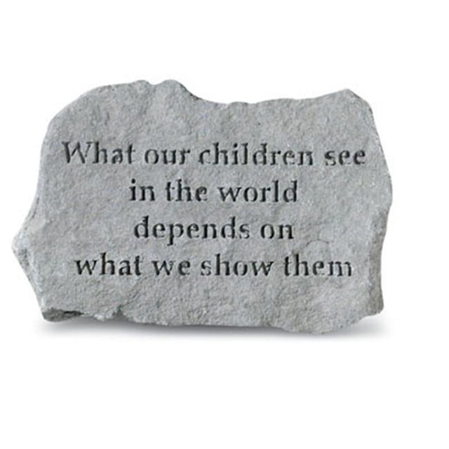 Kay Berry- Inc. 77020 What Our Children See - Garden Accent - 5.25 Inches x 3.5 Inches