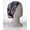 Black & White, variant on Hemptique Unisex Long Hemp Knit Beanie Hat - Natural