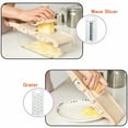thumbnail image 2 of Mandoline Slicer Adjustable Vegetable Shredder Professional Cubing Mandoline Slicer Handheld Baby Food Chopper With 6 Interchangeable Blades Hand Protector for Kitchen, 2 of 7