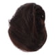 thumbnail image 2 of Peluca de moño de pelo sintético, peluca de moño, herramienta de placa para el cabello, peluca de postizo, café, 2 of 7