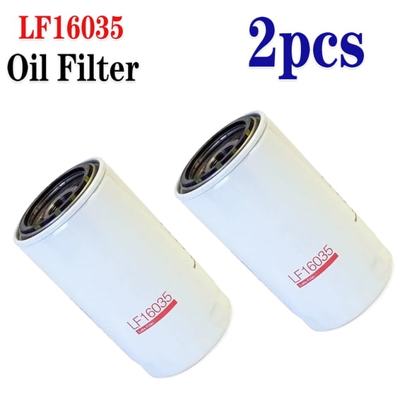 2PCS Oil Filter For Cummins 6.7L Engine, Part Number LF16035