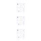 thumbnail image 5 of Billuyoard Regla de diseño hueco para acolchado transparente, plantillas de posicionamiento para máquina de coser, equipo de retales DIY, suministros para Type1 NO1 Billuyoard CBP187503, 5 of 6