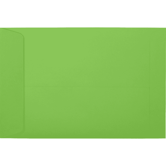 LUXPaper 6 x 9 Open End Envelopes, Limelight, 50/Pack