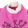 thumbnail image 2 of SussexHome Pets XXL Dog Dress for Winter - Washable Cute Dog Sweater Dress - Full Coverage Embroidered Dog Sweater for Girls - Fuschia, 2 of 8