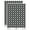Black, variant on USA Made with Stars Fun Text 200+ Round Stickers - Black - Gloss Finish - 0.50" Size