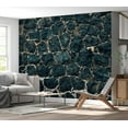 thumbnail image 6 of Tiptophomedecor Background & Patterns Wallpaper Wall Mural - Stony Jewels, 6 of 8