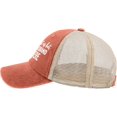 thumbnail image 3 of It's Almost As Hot As My Husband Hats for Womens Fashion Washed Distressed Baseball Cap,Saffron, 3 of 9