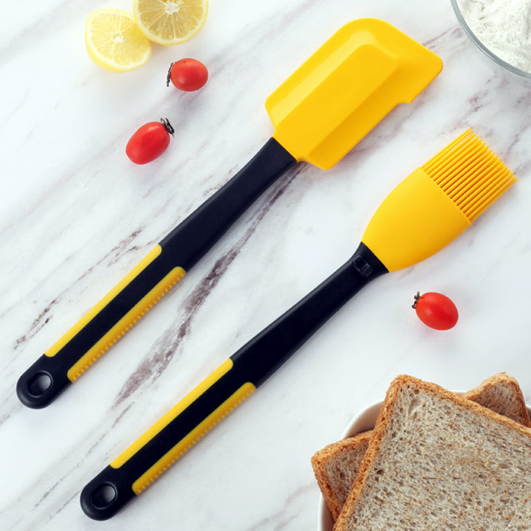 Travelwant 2Pcs/Set Pastry Brush Set for Cooking,Baking & Basting,Small  Silicone Brush,Ideal for Spreading Chocolate Candy,Sauce,Butter & Olive Oil  