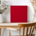 thumbnail image 2 of Framed Canvas Wall Art for Living Room Red Wall Decor, Solid Color Aesthetic Paintings for Bedroom Office Kitchen Bathroom, Ready to Hang Artwork Wall Pictures 8x8 Inch, 2 of 9