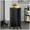 Black, variant on Rolling Cart with Drawers,10 Drawer Rolling Cart,Storage Cart with Wheels,Utility Cart with Drawers,Teacher Cart for Classroom Storage,Craft Cart with Wheels and Wooden Tabletop,White
