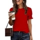 thumbnail image 5 of TaTaai Delicate Sleeve Blouse for Women, Airy Summer T-Shirt, Soft Detailed Top, Ideal for Casual, Vacation, Evening Events and Seasonal Activities Gift, 5 of 6