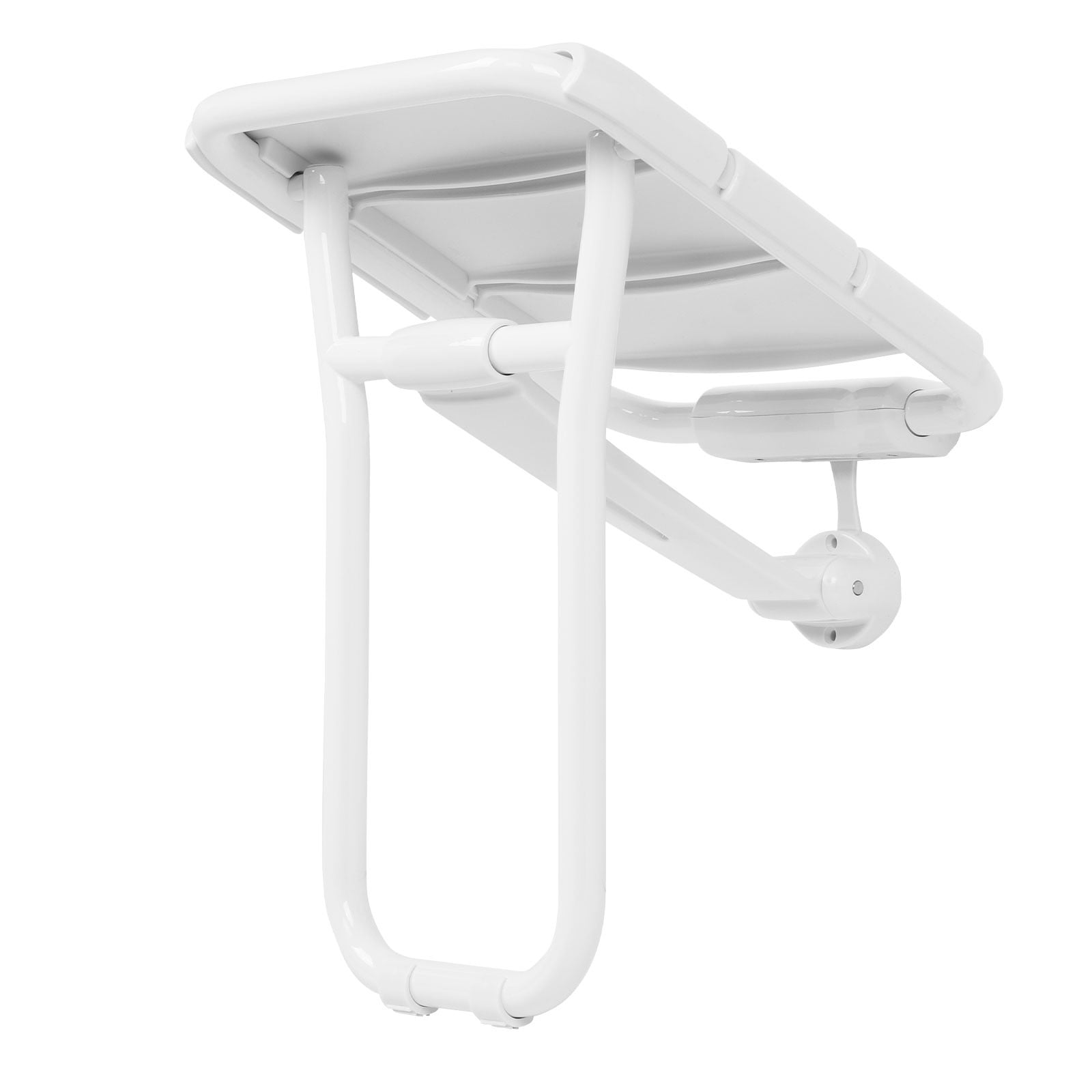 Buy WallMounted Folding Shower Seat for Elderly, White Shower Stool